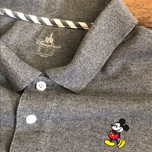 Disney Gray Polo Size XL